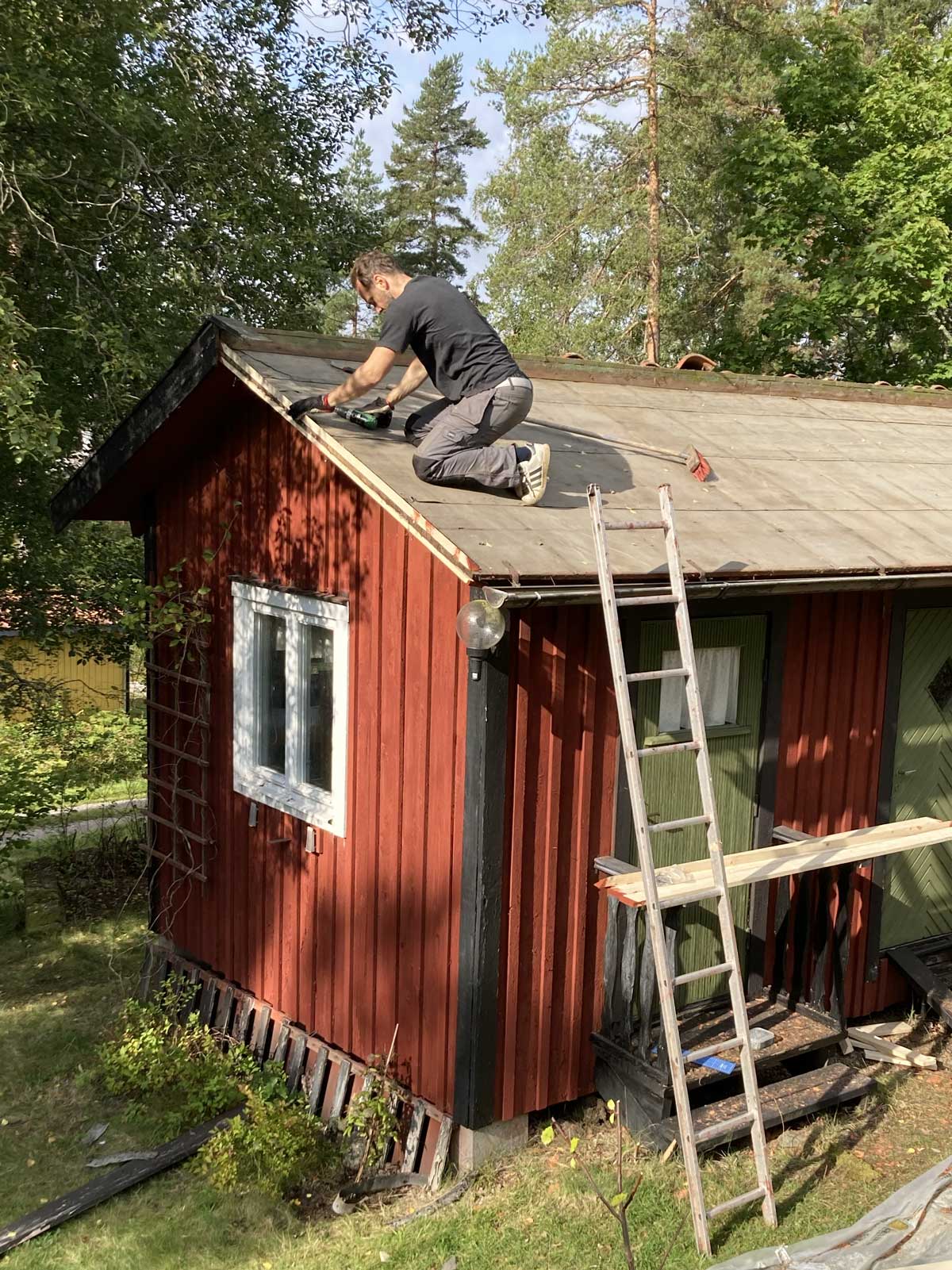 Andreas i verkstaden